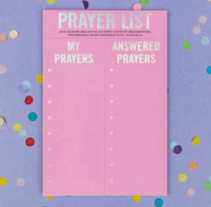 Prayer List Notepad