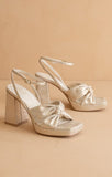 The Zoey - Knotted Band Platform Heels