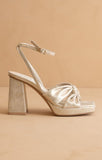 The Zoey - Knotted Band Platform Heels